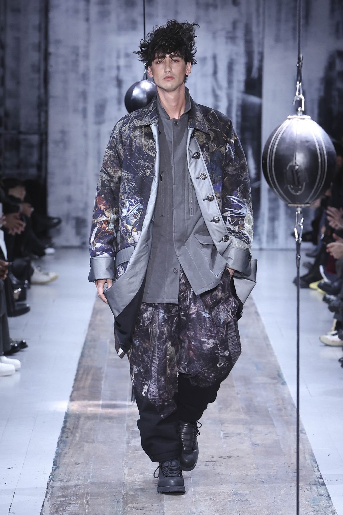 yohji yamamoto フラワーインターシャ ニット | ヤマダウェブコム